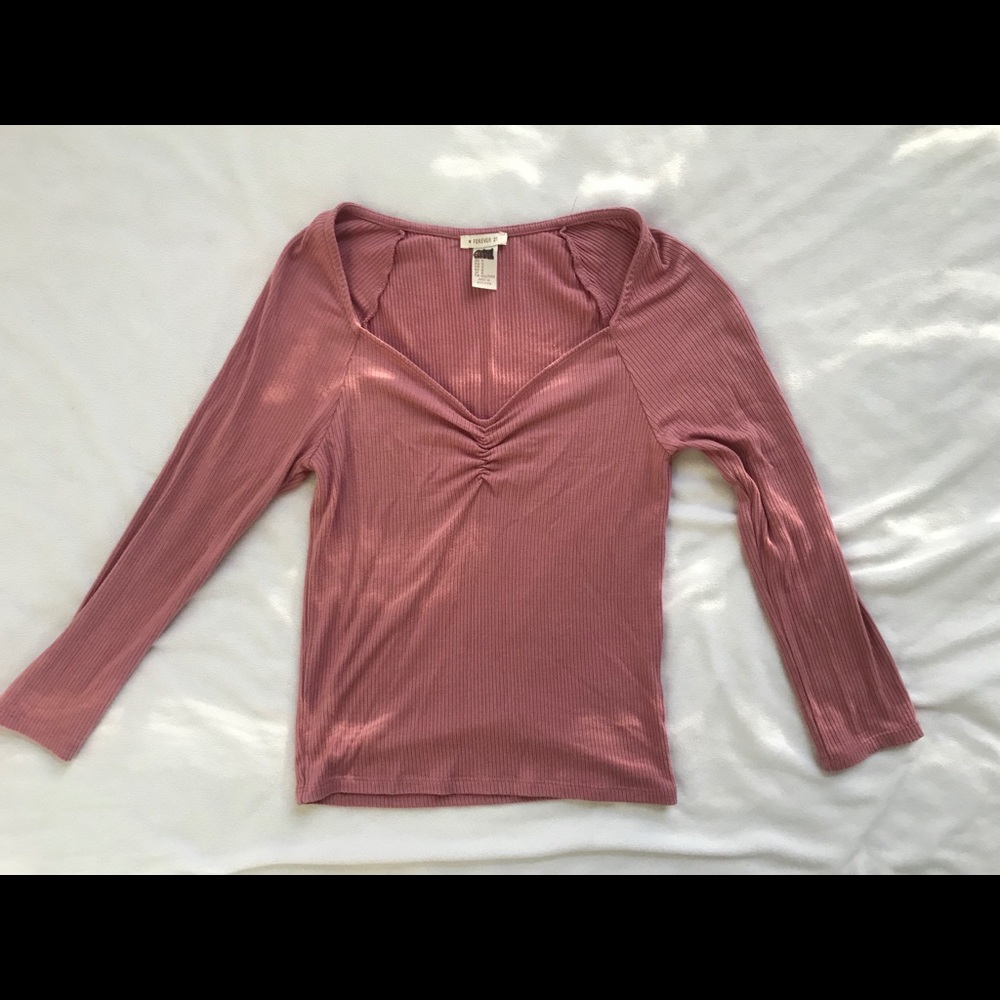Forever 21 Pink crop top